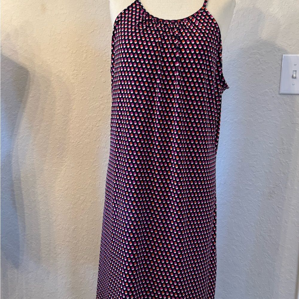 MICHAEL Michael Kors Pink and Black Polka Dot Dress